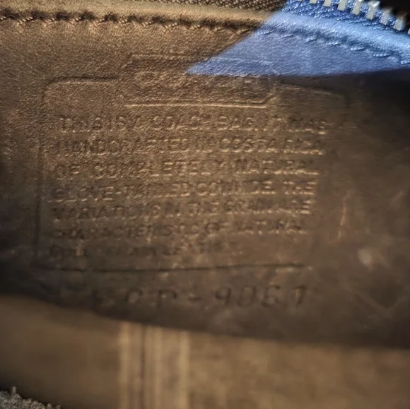 Coach Rambler's Legacy 9067 Leather Shoulder Crossbody Bag Purse Black Vintage - Picture 14 of 15